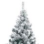 Voir la diapositive 3 : VIDAXL Sapin de Noël artificiel avec neige floquée vert 210 cm PVC