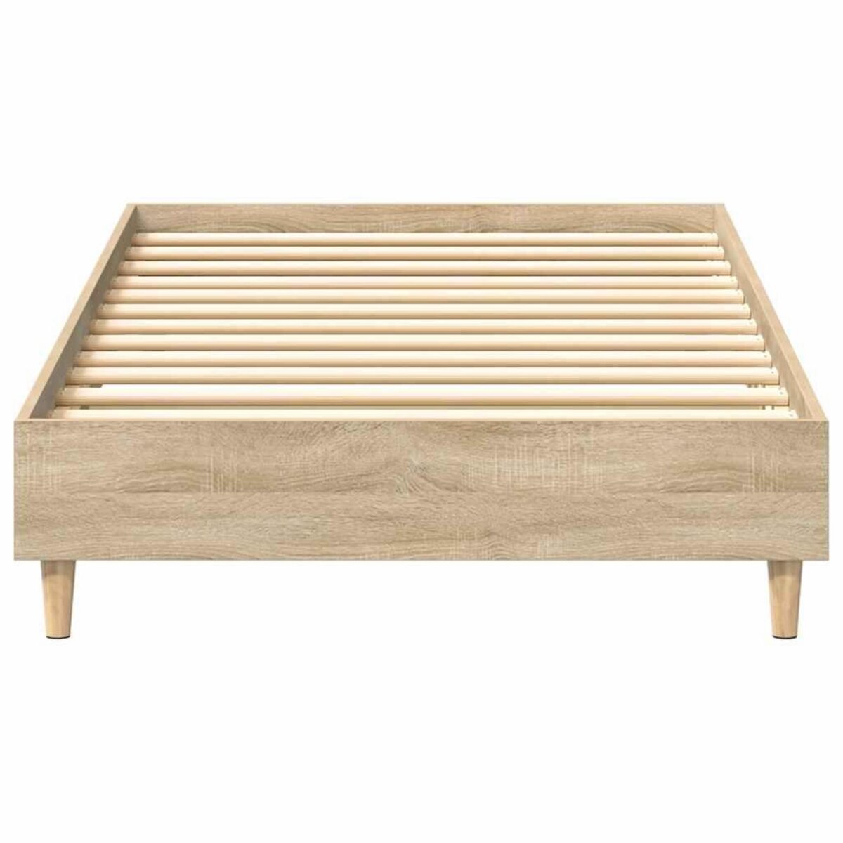 VIDAXL Cadre de lit sans matelas chene sonoma 90x190 cm