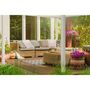 Voir la diapositive 2 : OMBREA Pergola Bioclimatique 4 pieds blanc 3,6x3,6m OMBREA®