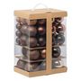 Voir la diapositive 2 : ATMOSPHERA Kit 60 boules de Noël  La Maison des couleurs  9cm Bronze