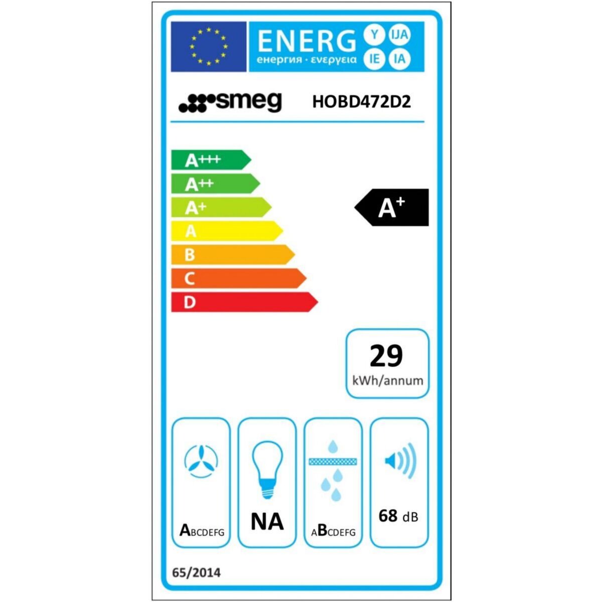 SMEG Plaque induction aspirante HOBD472D2
