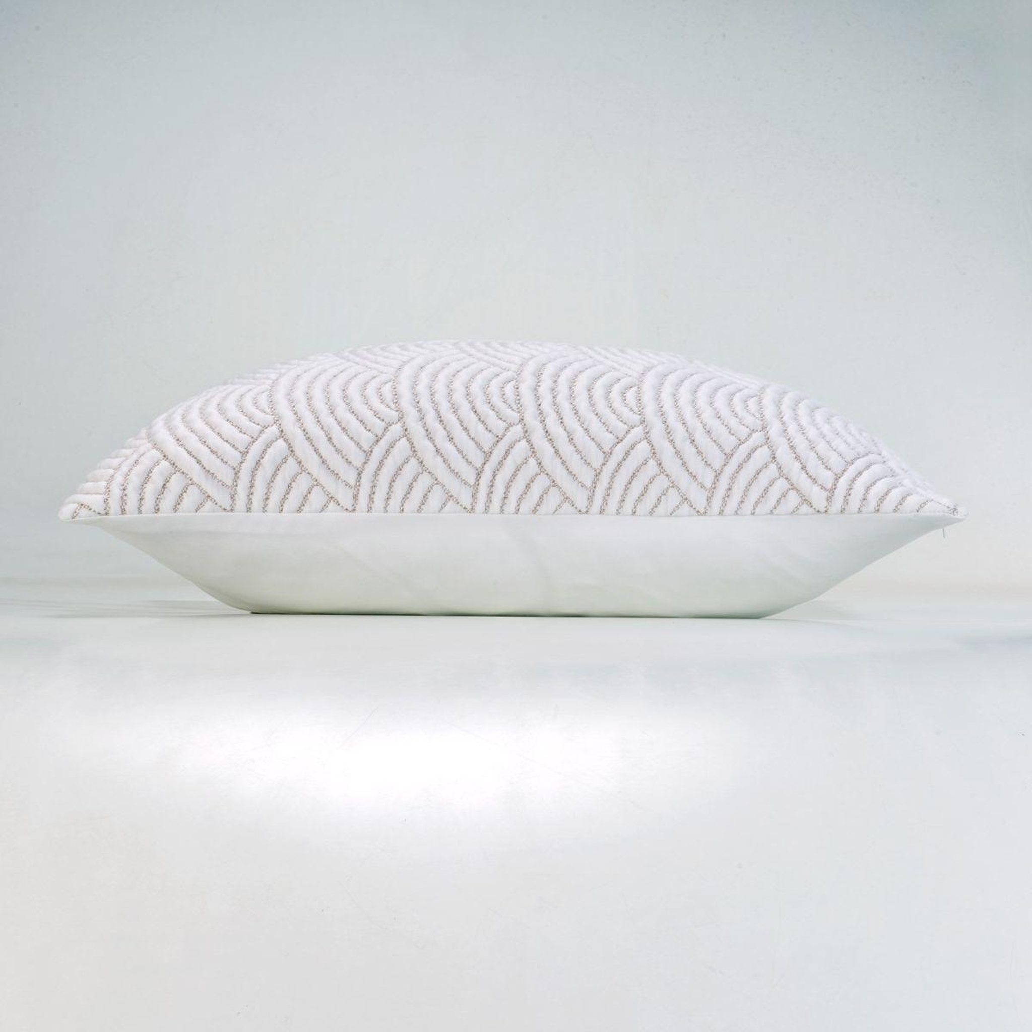 Voir la diapositive 5 : Douceur d'Intérieur Couvre-lit & 2 housses de coussin  cassandra  220x240cm naturel