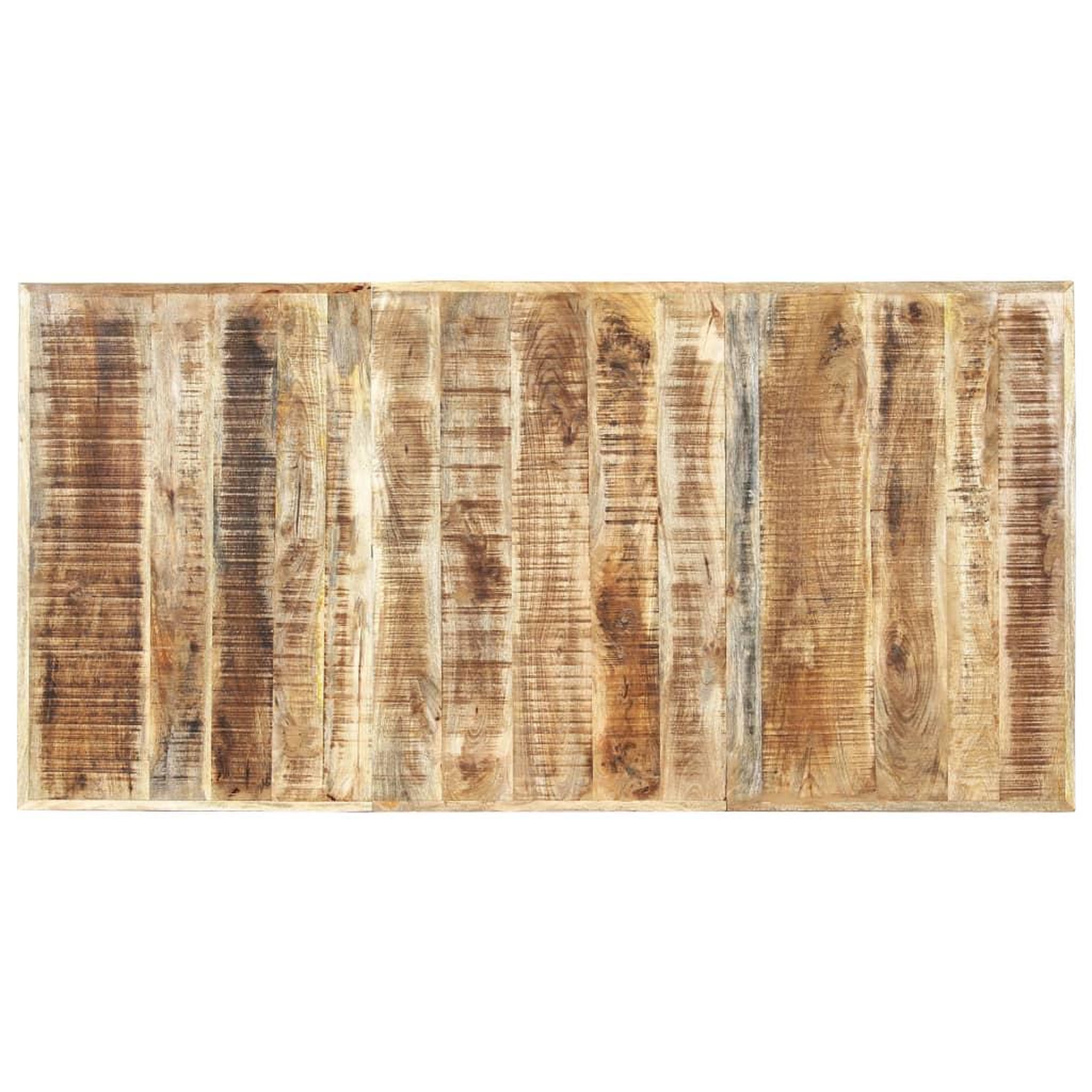 Voir la diapositive 4 : VIDAXL Table a manger 180x90x76 cm bois de manguier massif