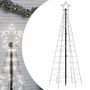 Voir la diapositive 2 : VIDAXL Sapin de Noël a LED avec piquets 220 LED blanc froid 180 cm
