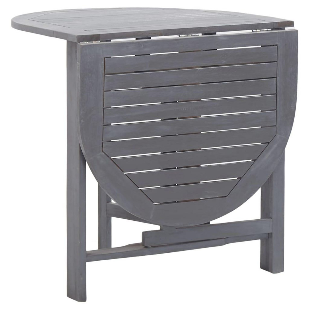 VIDAXL Table de jardin Gris 120x70x74 cm Bois d'acacia massif