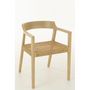 Voir la diapositive 2 : Paris Prix Chaise Design  Sungkai  71cm Naturel
