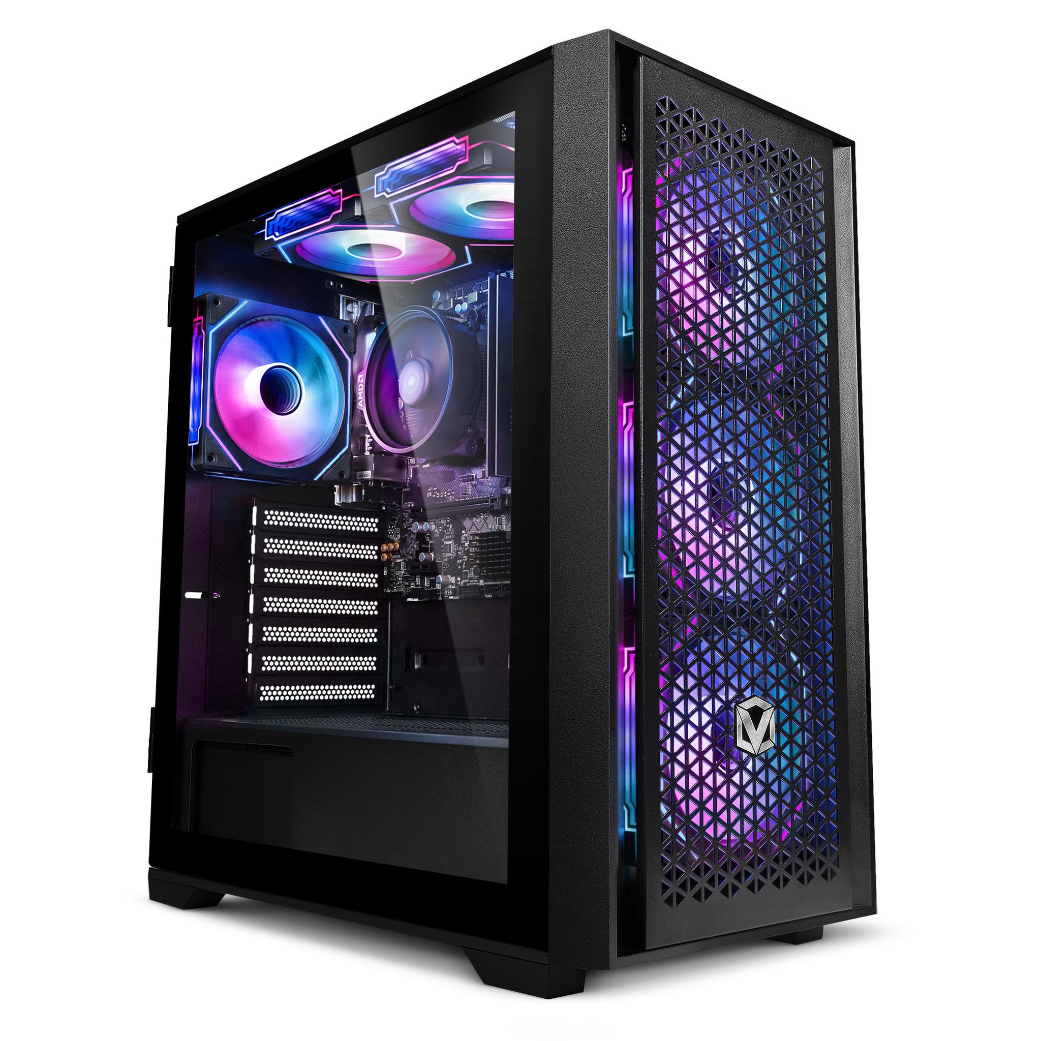VIBOX PC Gamer - Ryzen 3 3200G, Graphiques intégrés, 16 Go RAM, 1 To SSD, Windows 11, WiFi 6 + Bluetooth