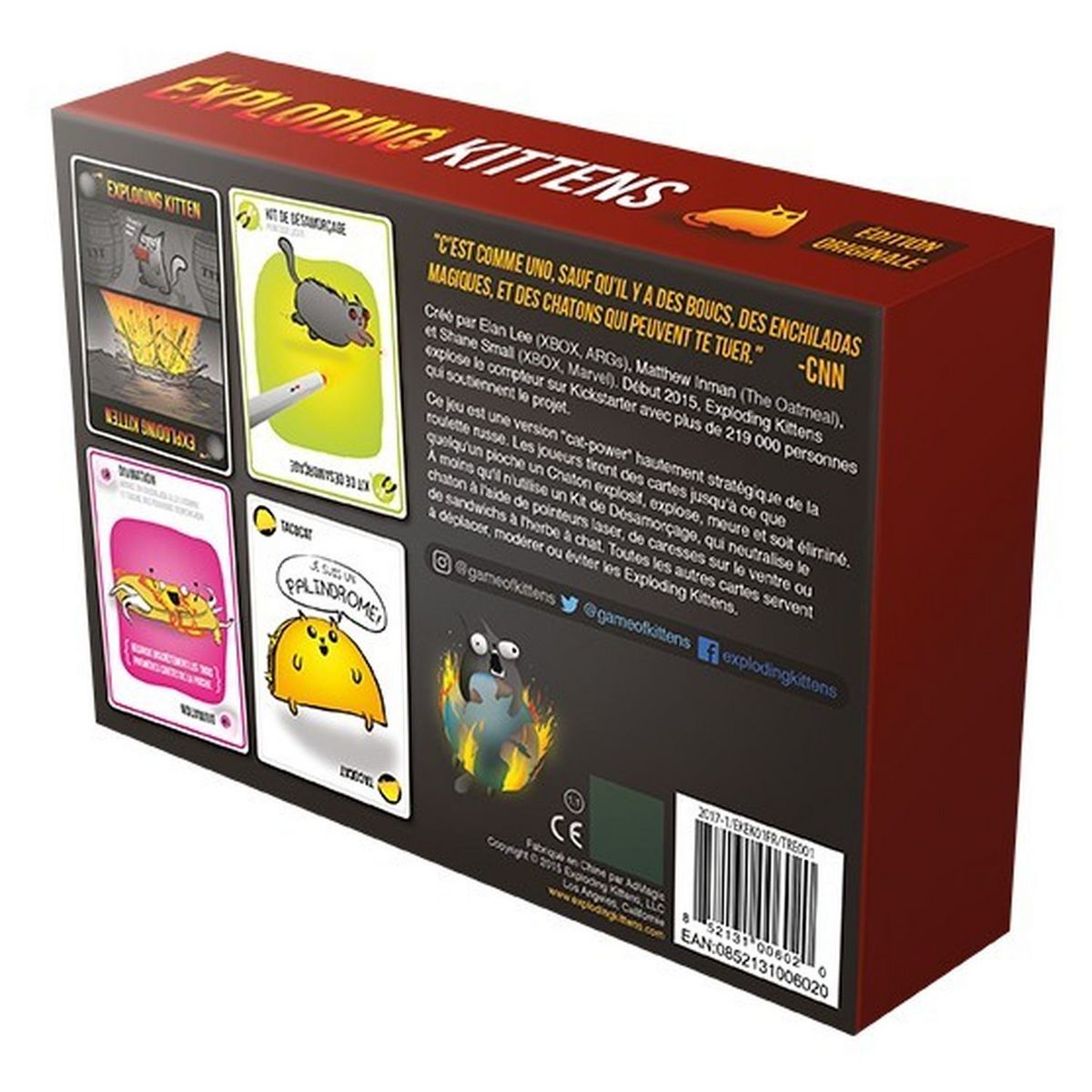 ASMODEE Jeu Exploding Kittens