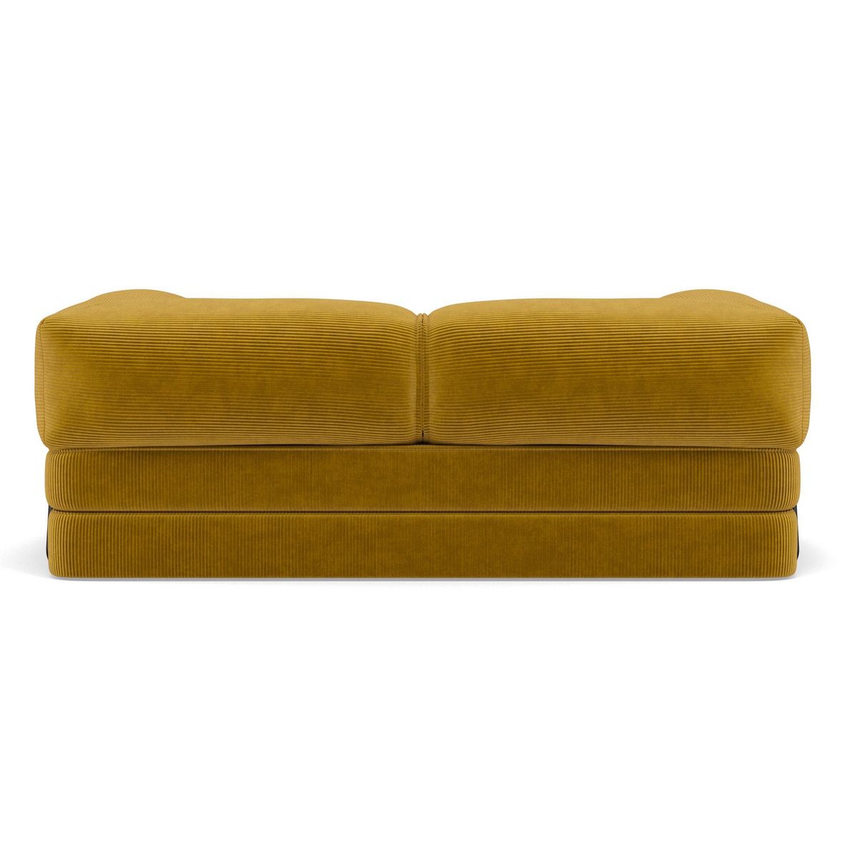 LISA DESIGN Poppy - canapé 3 places convertible en velours côtelé