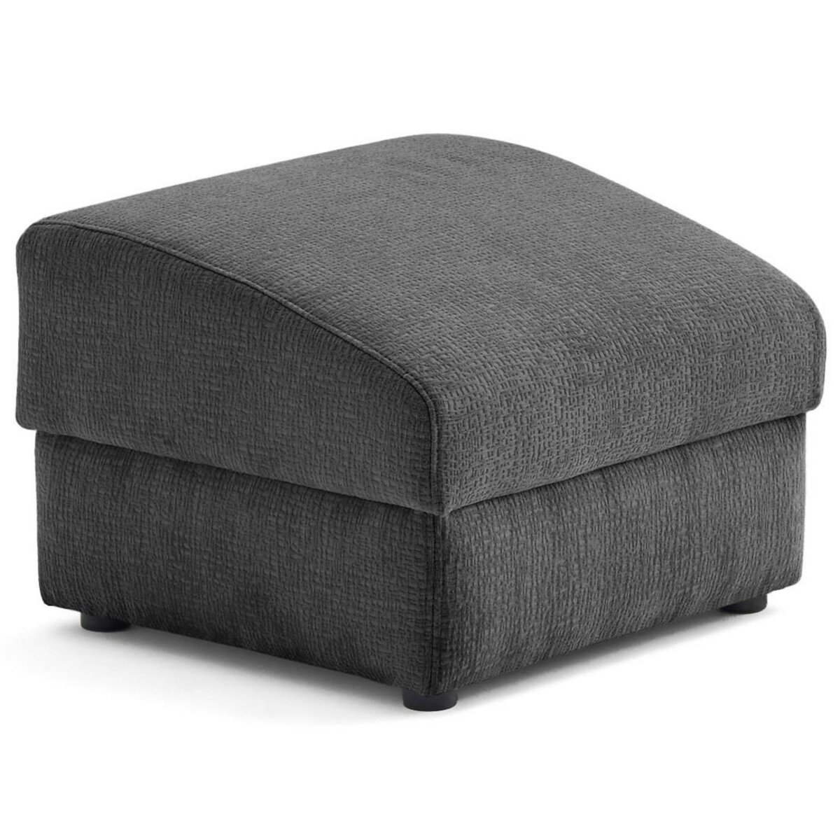 LISA DESIGN Bastille - pouf en tissu velours relief