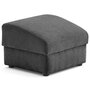 Voir la diapositive 1 : LISA DESIGN Bastille - pouf en tissu velours relief
