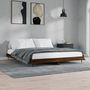 Voir la diapositive 2 : VIDAXL Cadre de lit sans matelas chene marron 200x200 cm