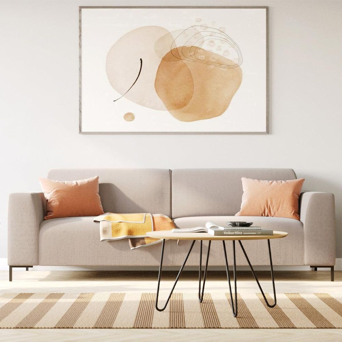 Rendez vous déco Tapis rectangulaire en jacinthe d'eau 215x150 cm - Saona