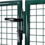 Voir la diapositive 3 : VIDAXL Portail de cloture Acier 306x175 cm Vert