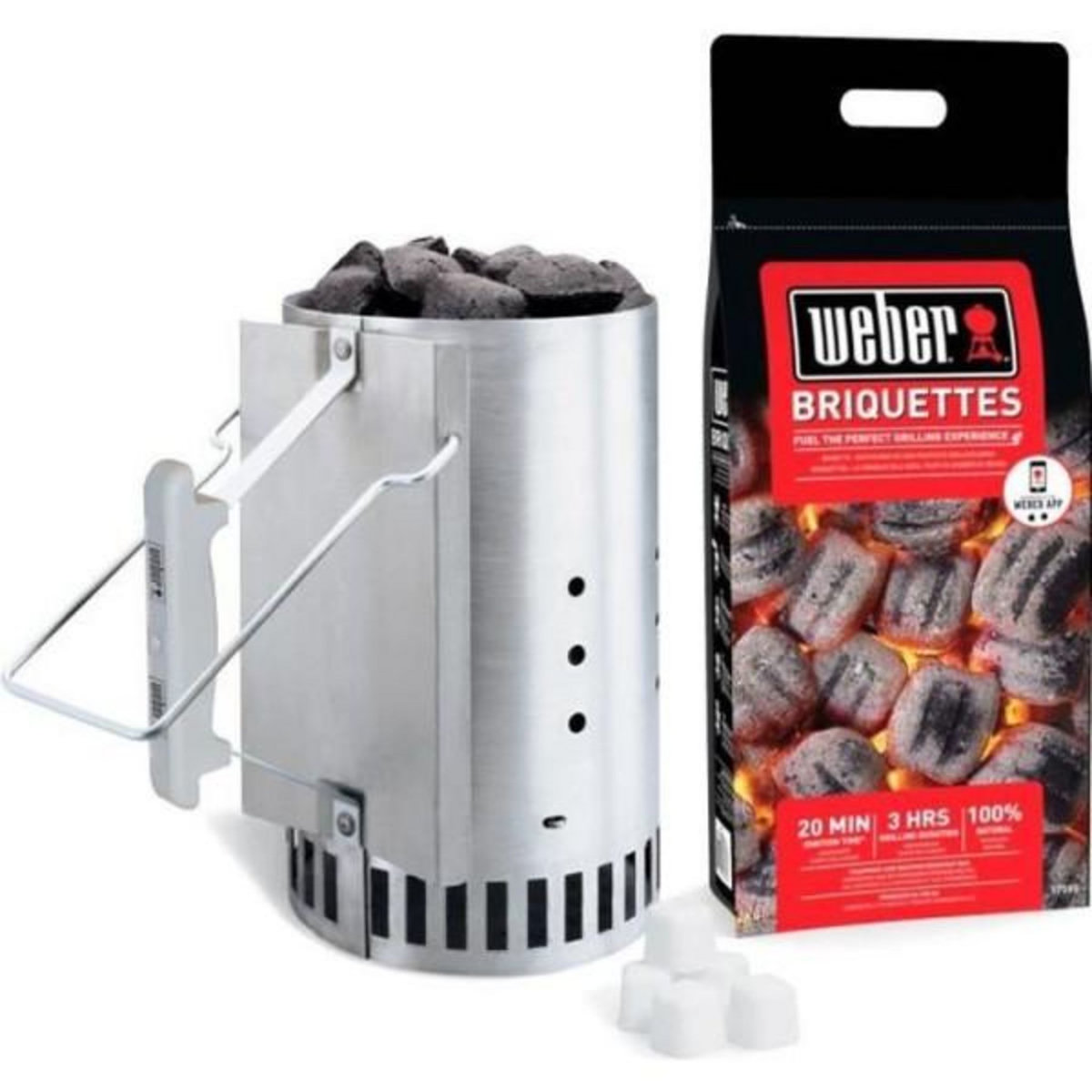 Weber Accessoire barbecue et plancha Weber KIT ALLUMAGE - Cheminée Allumage