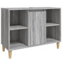 Voir la diapositive 2 : VIDAXL Meuble d'evier sonoma gris 80x33x60 cm bois d'ingenierie