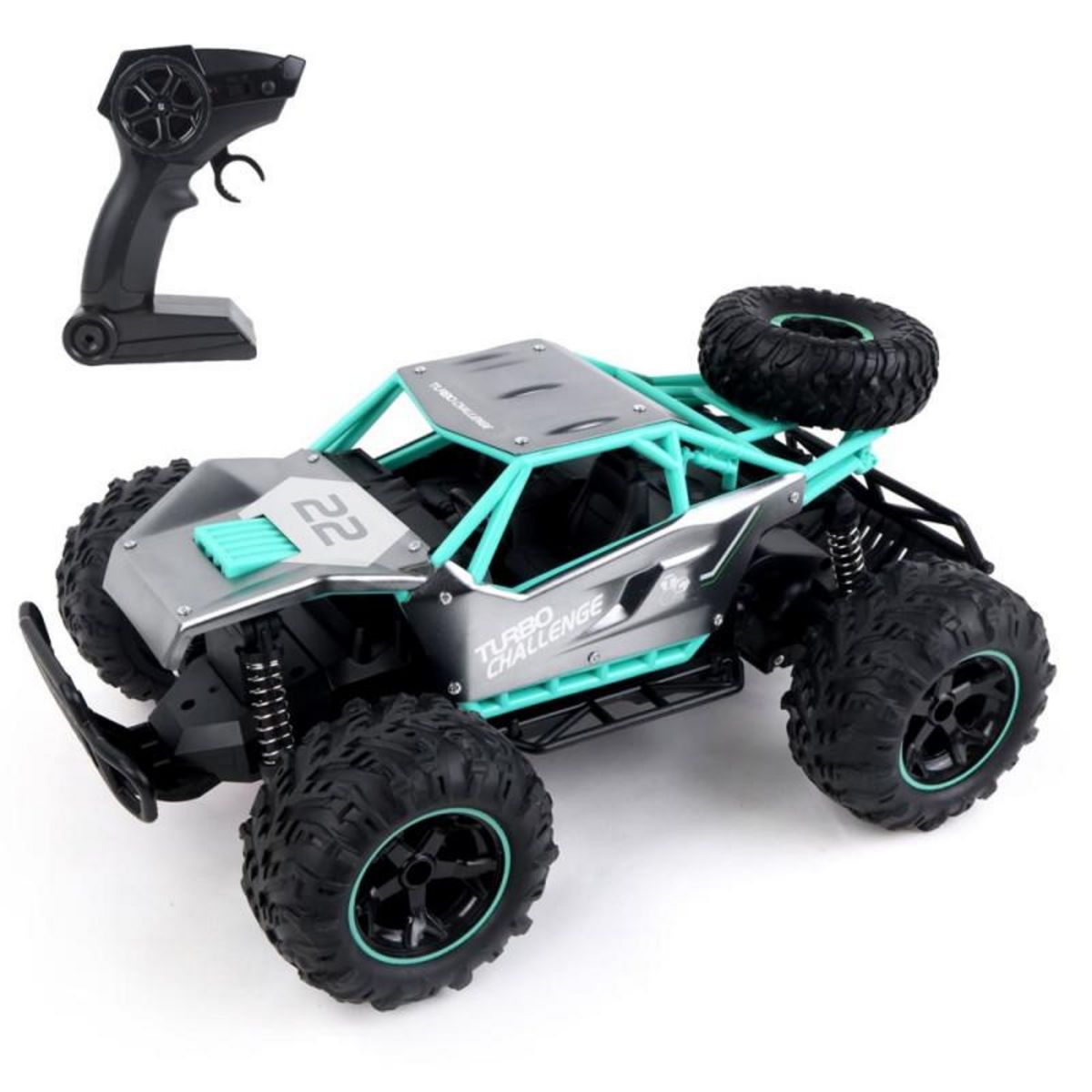 TURBO CHALLENGE Voiture télécommandée Turbo Challenge Buggy Métal 31 cm