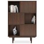 Voir la diapositive 1 : IDIMEX Buffet haut SIMONA H 139 cm en bois massif