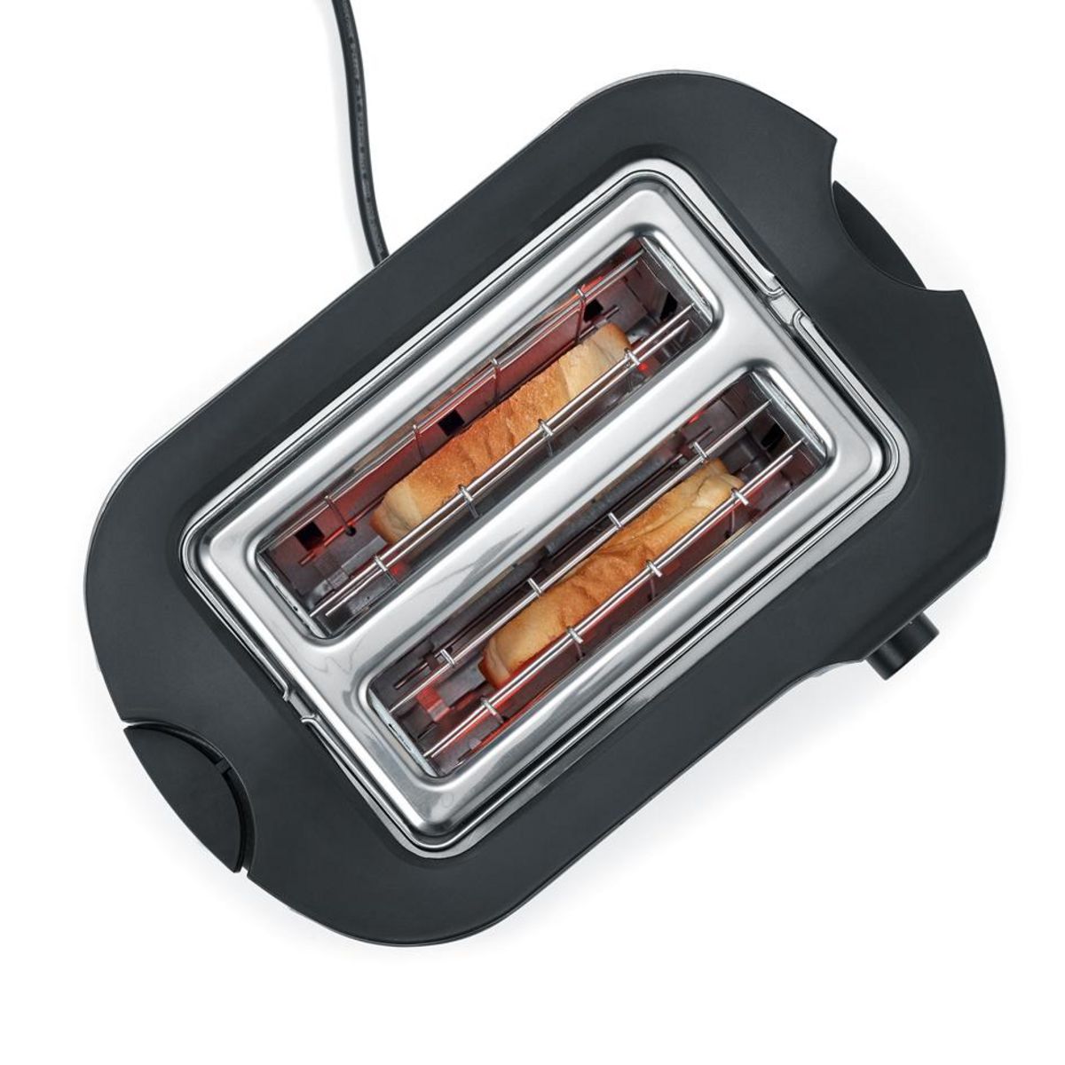 SEVERIN Grille-pains 2 fentes 800w inox/noir - 2589