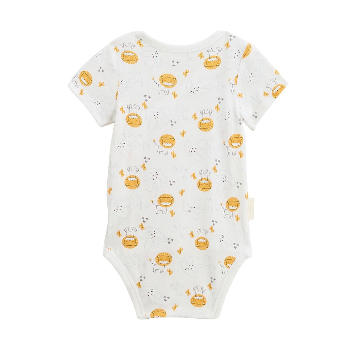 Petit Béguin Lot de 2 bodies bébé manches courtes ouverture croisée Elio