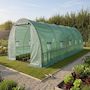 Voir la diapositive 2 : Habitat et Jardin Serre tunelle de jardin 8 x 3 m  Lys  - 24 m² - 140g - Vert