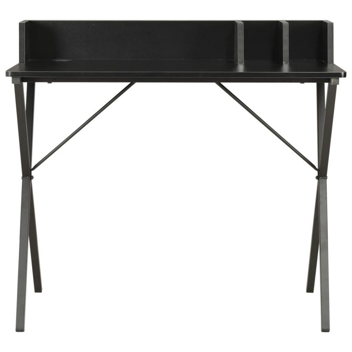 VIDAXL Bureau Noir 80x50x84 cm