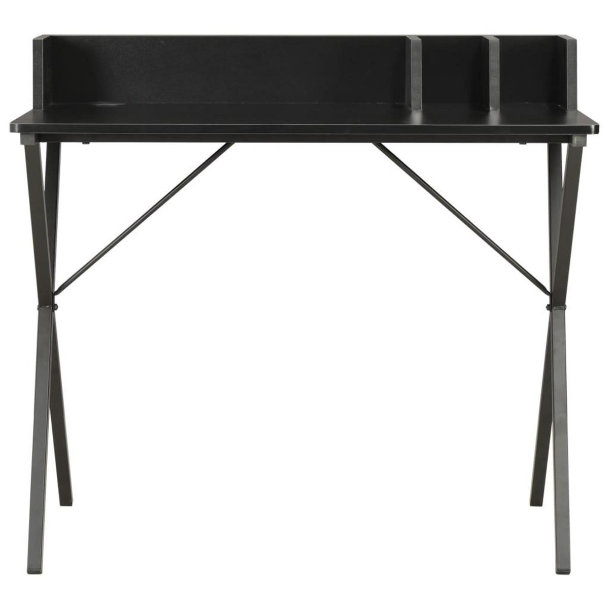 VIDAXL Bureau Noir 80x50x84 cm