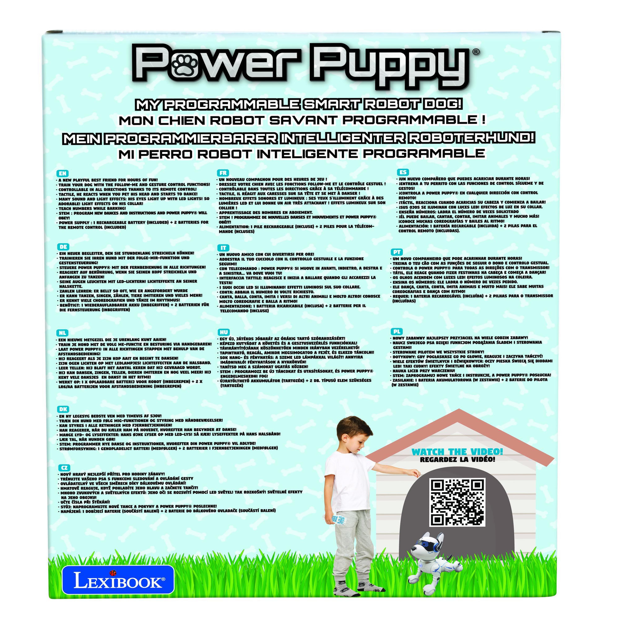 Voir la diapositive 4 : Lexibook Power Puppy – Mon chien robot Interactif