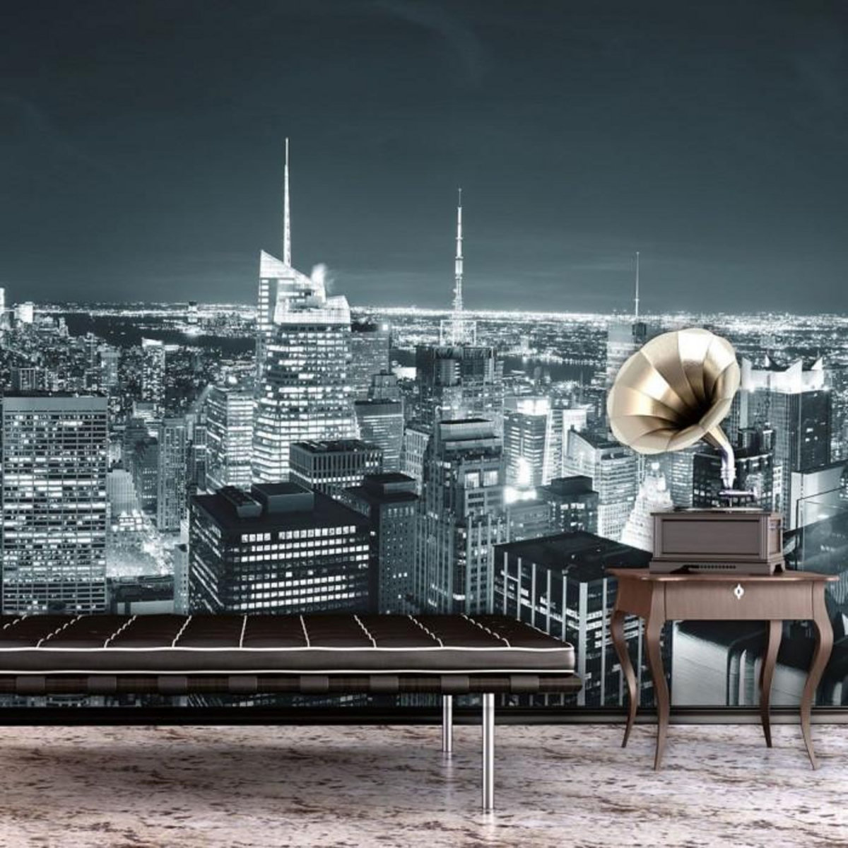 Paris Prix Papier Peint  Vie Nocturne à New York II  270x450cm