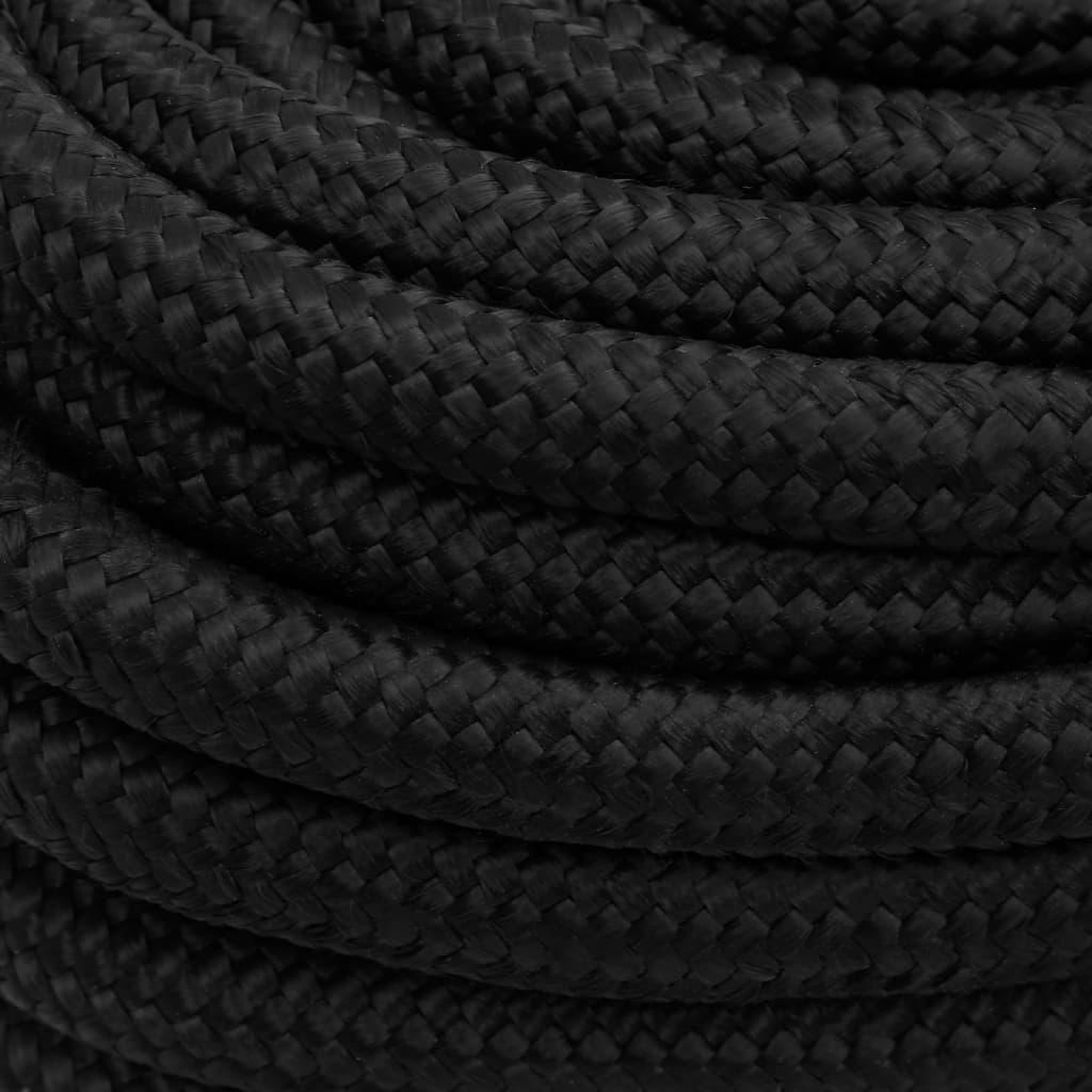 Voir la diapositive 4 : VIDAXL Corde de bateau Noir complet 20 mm 50 m Polypropylene