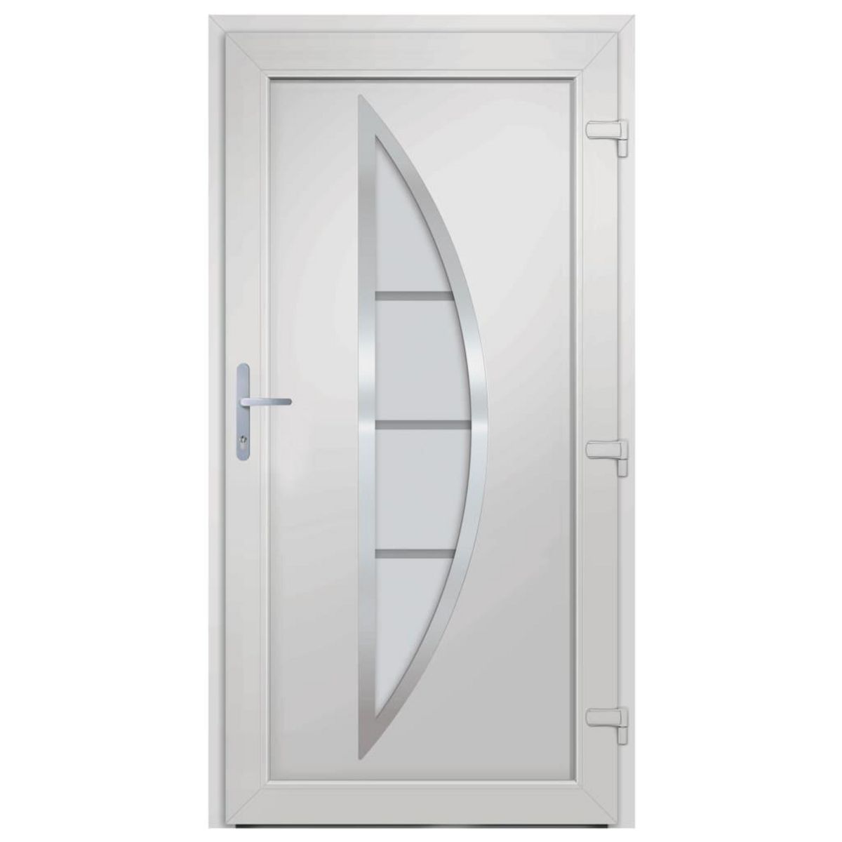 VIDAXL Porte d'entree anthracite 98x208 cm PVC