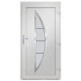 Voir la diapositive 5 : VIDAXL Porte d'entree anthracite 98x208 cm PVC
