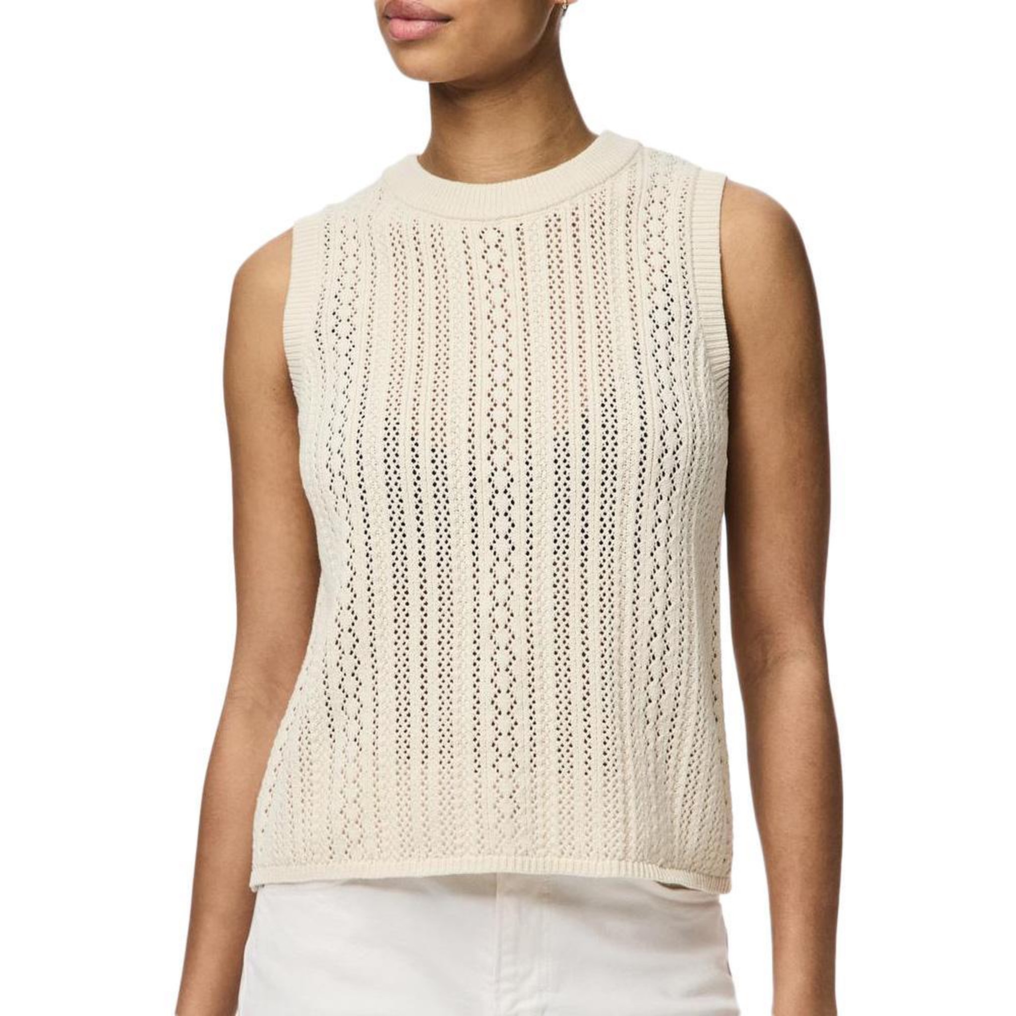 Voir la diapositive 1 : Pieces Débardeur Beige Femme Pieces Nuka