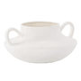 Voir la diapositive 1 : Paris Prix Pot Design en Céramique  Holda  31cm Blanc Cassé