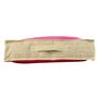 Voir la diapositive 2 : Paris Prix Coussin de Sol Jute  Belita  45x45cm Framboise