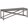 Voir la diapositive 1 : VIDAXL Banc de jardin 120 cm Resine tressee Gris