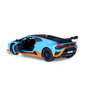 Voir la diapositive 2 : Jamara Lamborghini Huracán STO miniature 1:32 bleue avec piles