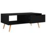 Voir la diapositive 4 : VIDAXL Table basse Noir 100x49,5x43 cm Bois d'ingenierie