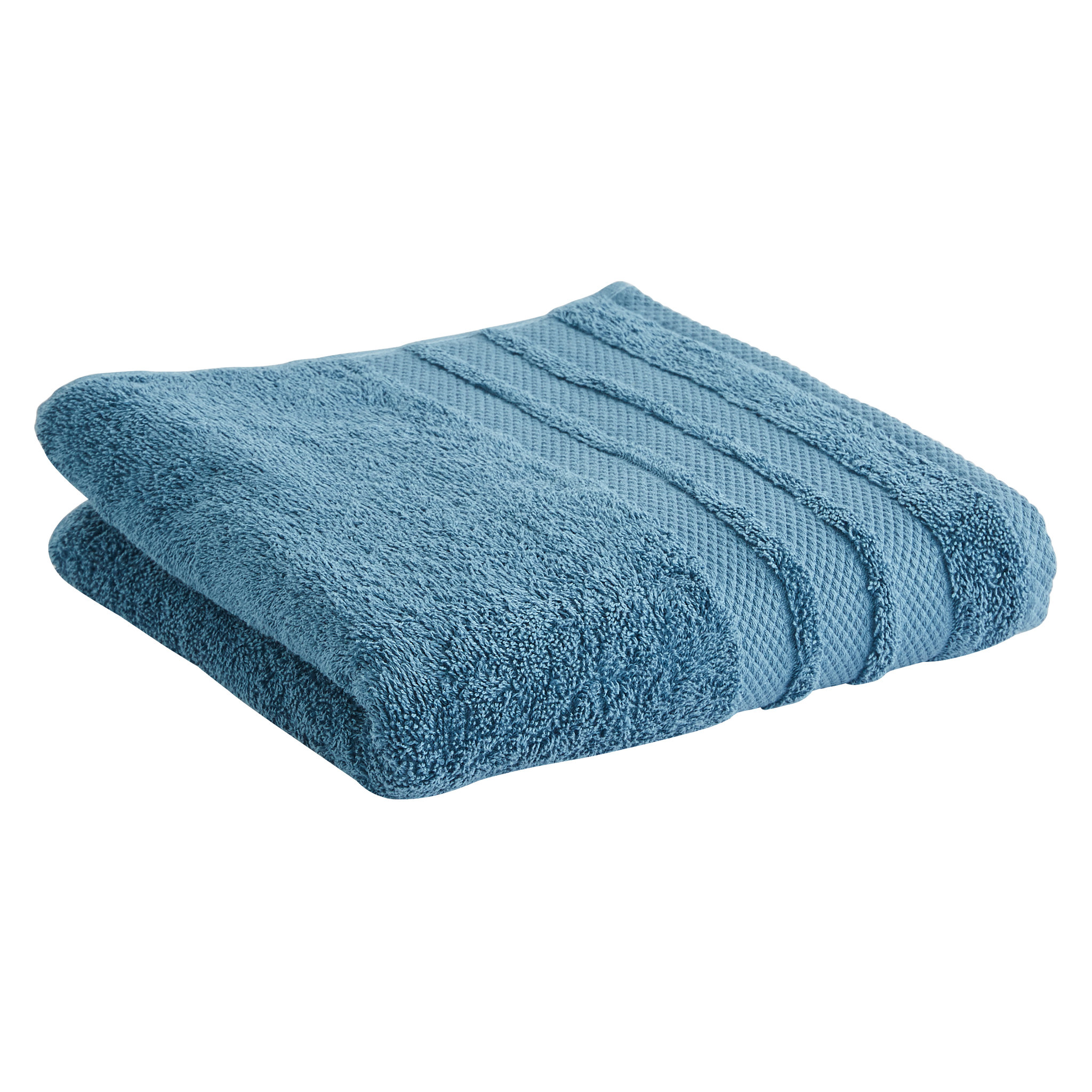 Voir la diapositive 2 : ACTUEL Serviette invité unie en coton 500 g/m²