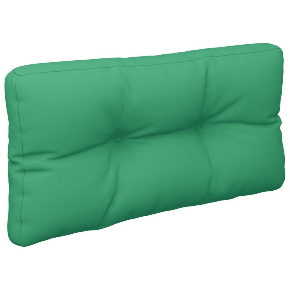 VIDAXL Coussins de palette lot de 2 vert tissu