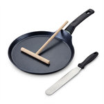 Fackelmann Set chandeleur crêpière 26 cm et 2 ustensiles Fackelmann Brandao