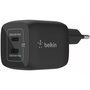 Voir la diapositive 2 : Belkin Chargeur secteur 45W USB-C pour Samsung et Apple Noir