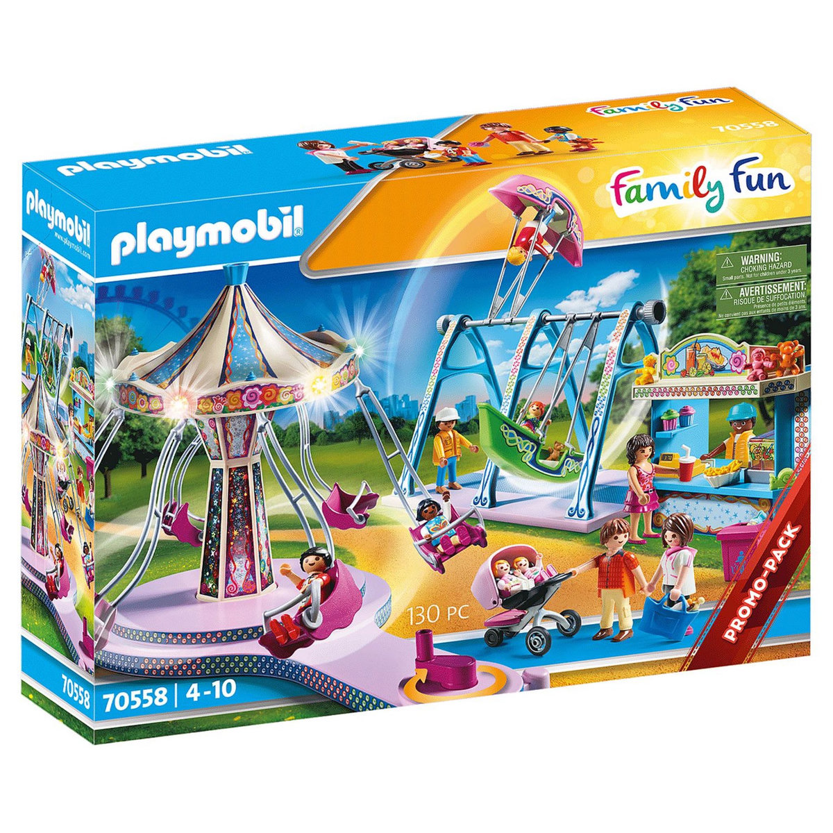 PLAYMOBIL 70558 - Family Fun - Parc d'attractions