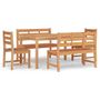 Voir la diapositive 2 : VIDAXL Ensemble a manger de jardin 5pcs Bois de teck massif