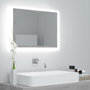 Voir la diapositive 1 : VIDAXL Miroir a LED de salle de bain Gris beton 60x8,5x37 cm Acrylique