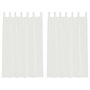 Voir la diapositive 2 : VIDAXL Rideaux en voile avec passe-tringles 2 pcs blanc