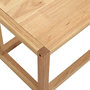 Voir la diapositive 5 : VIDAXL Porte-serviette 60x20x20 cm Bois massif de noyer