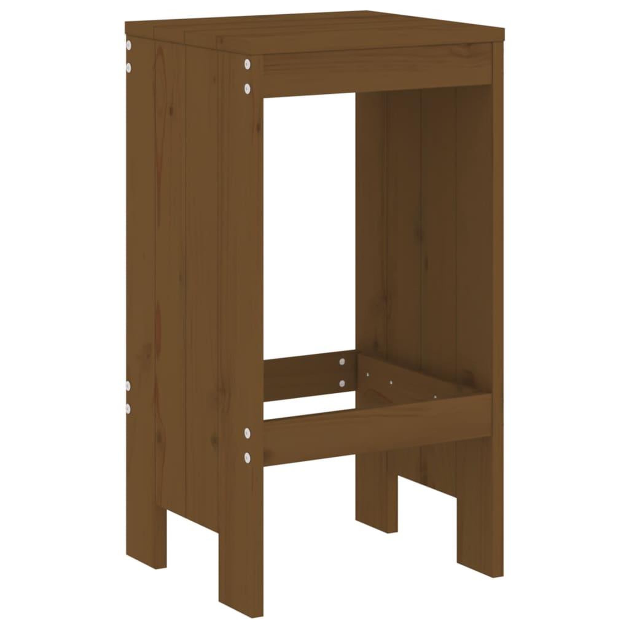 Voir la diapositive 4 : VIDAXL Ensemble de bar de jardin 9 pcs marron miel bois de pin massif