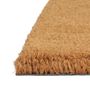 Voir la diapositive 4 : VIDAXL Tapis de porte naturel demi-rond 60x90cm fibre de coco touffete