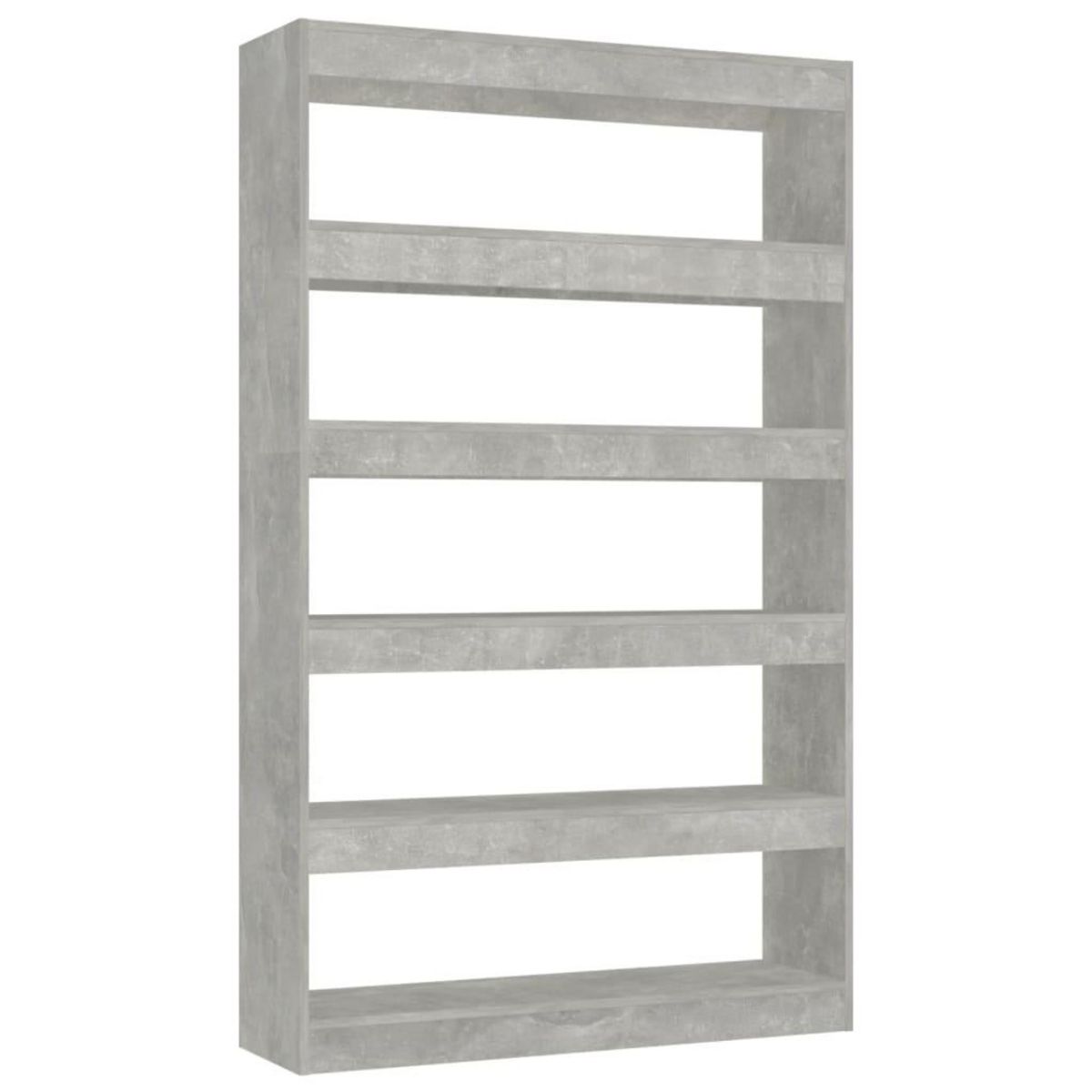 VIDAXL Bibliotheque/Separateur de piece Gris beton 100x30x166 cm